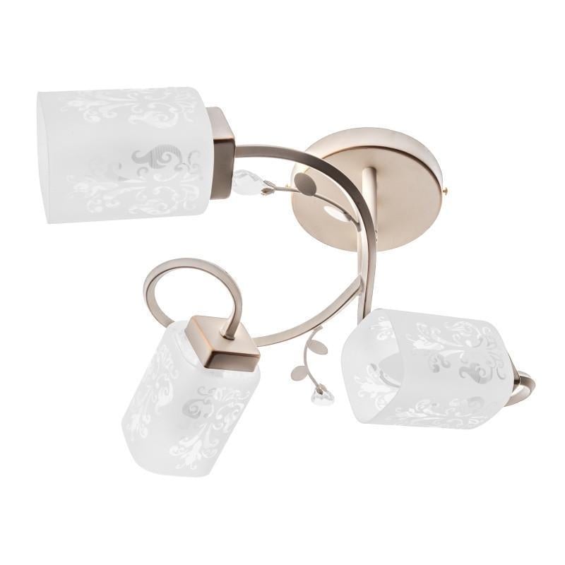 Люстра потолочная Brille в спальню E14 40W WH LK-627C/3 23-281
