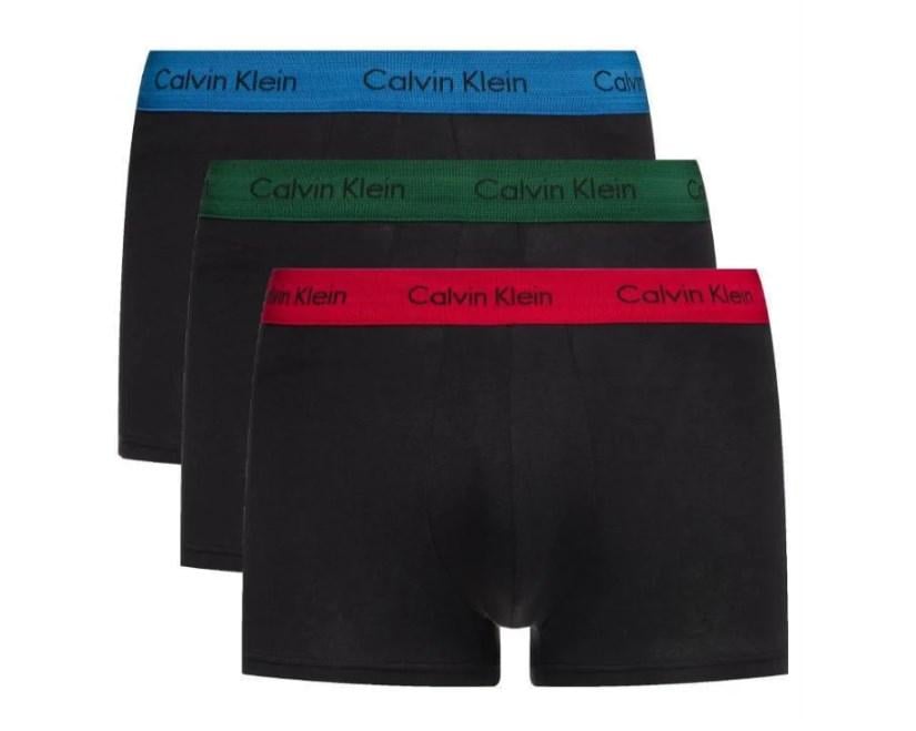 Набор трусов боксеров мужских Calvin Klein men boxer 3 шт. XL Черный/Зеленый (7657465) Набор трусов боксеров мужских Calvin Klein men boxer 3 шт. XL Черный/Зеленый (7657465)