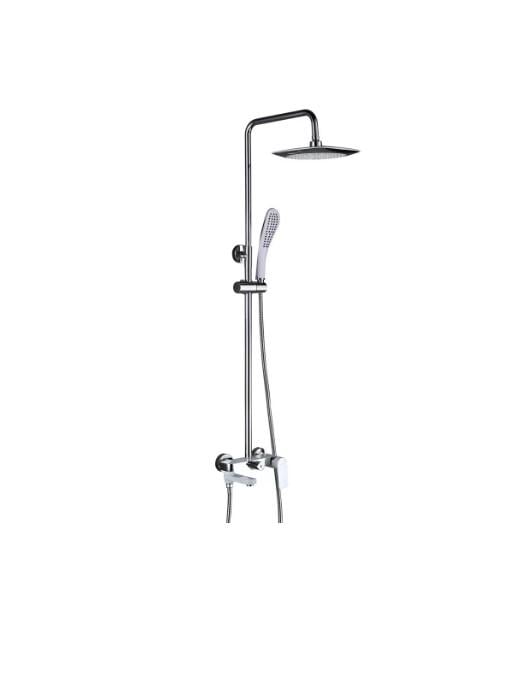Душеая панель Gappo Noar G2448 Белый/Хром