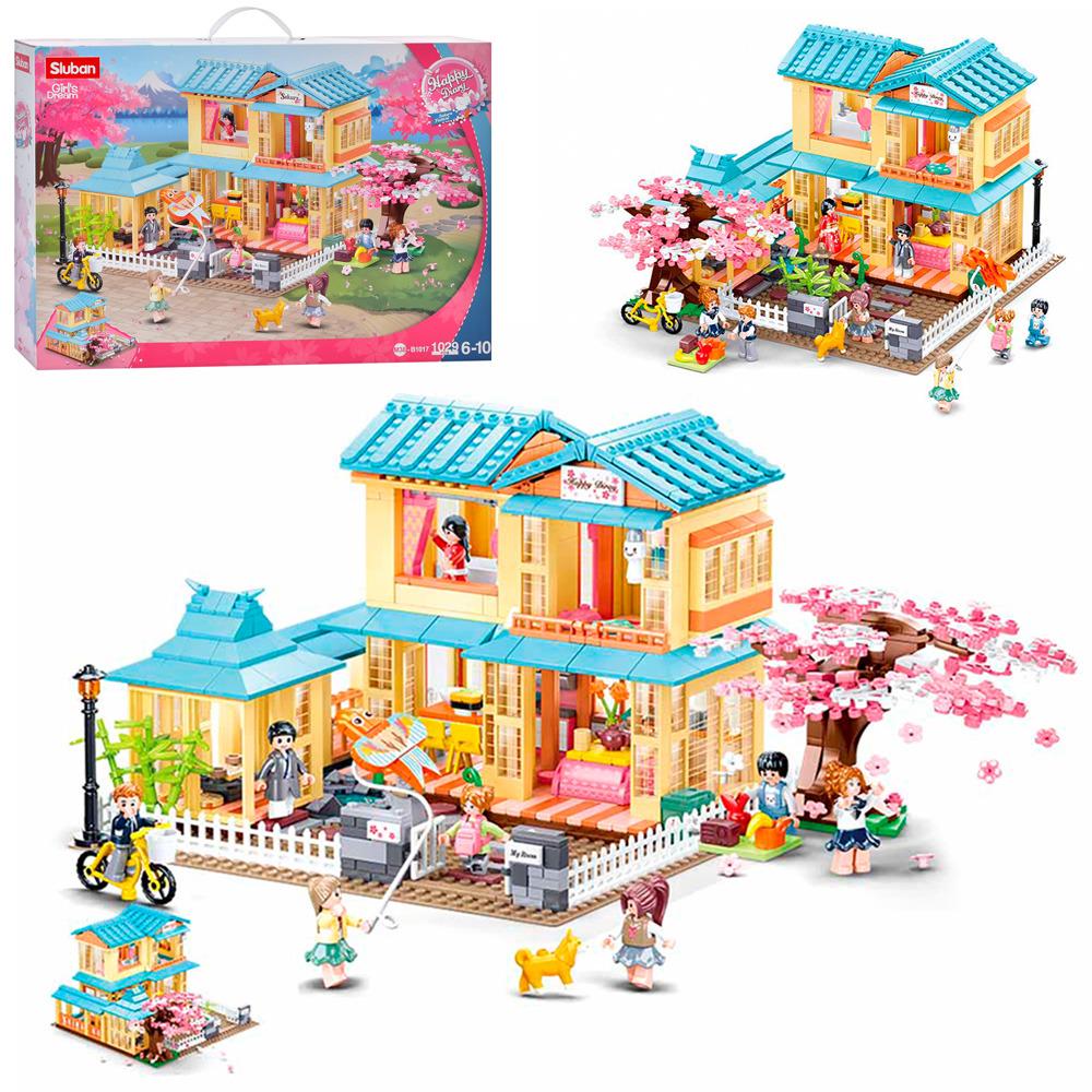 Конструктор Sluban для девочки Японский пансионат сакура 1021 дет. (M38-B1017)