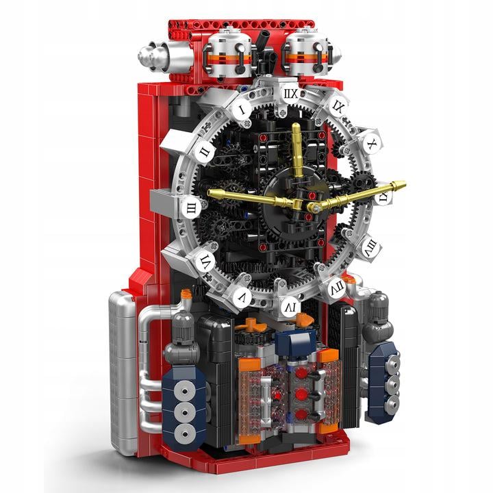 Конструктор Cyberpunk Mechanical Clock Mould King 10187 механические часы для взрослых и детей 1601 дет. (10187)