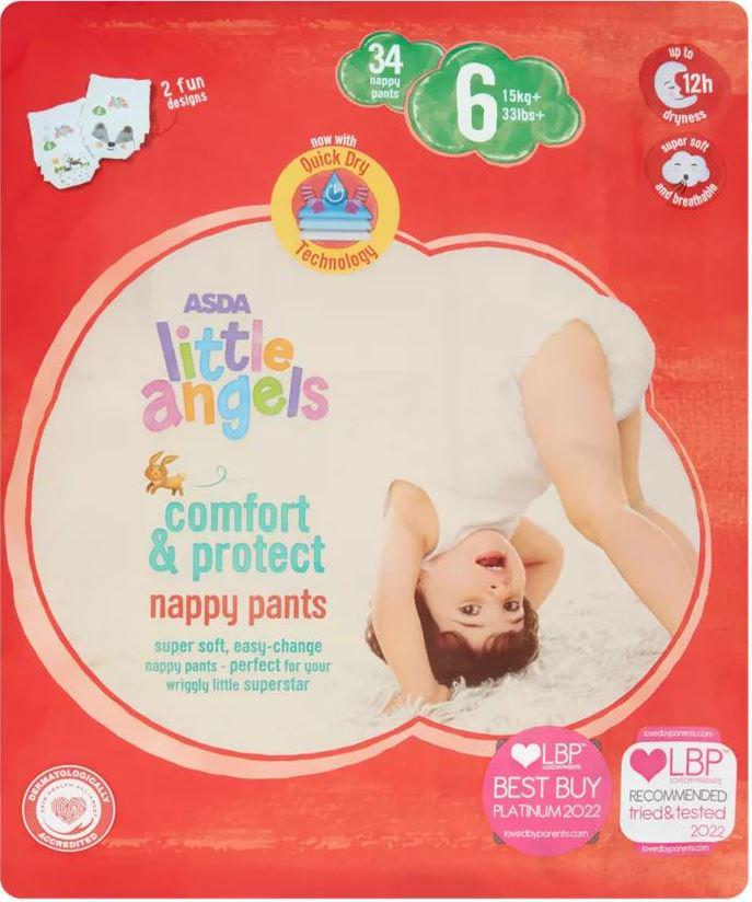 Підгузки-трусики Asda Little Angels Comfort & Protect 6 15+ кг 34 шт. (14772) - фото 1