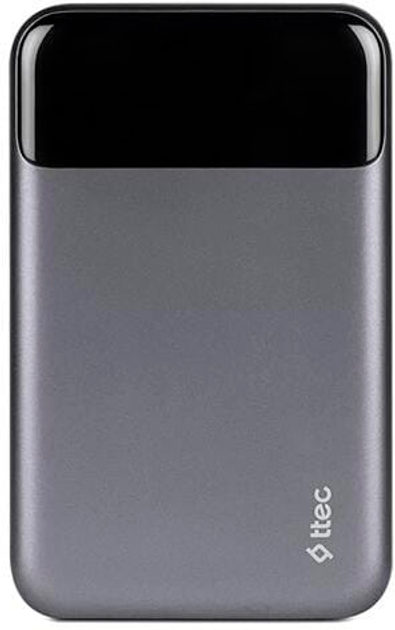 Повербанк Ttec ReCharger Pro LCD 20000 mAh Space Gray (2BB218UG)