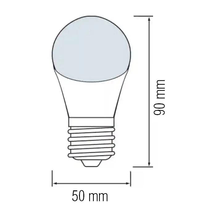 Лампа світлодіодна декоративна Horoz Electric Spectra 3 W Е 27 Синій (001-017-0003-011) - фото 2