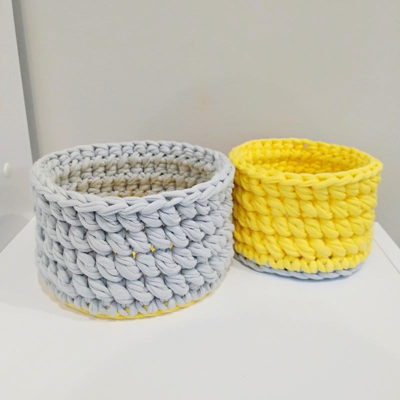 Набор корзинок органайзеров ручной работы (23595-Нов)