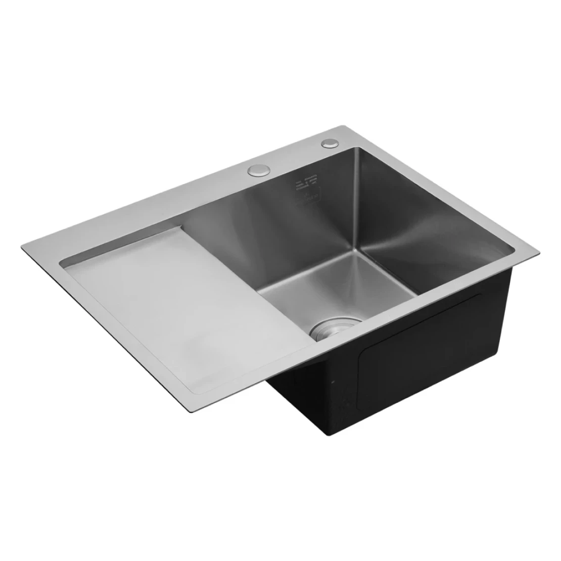 Мийка для кухні Kroner KRP Gebürstet 6350RHM 3/1 мм з нержавіючої сталі (CV031321) - фото 3 Мийка для кухні Kroner KRP Gebürstet 6350RHM 3/1 мм з нержавіючої сталі (CV031321) - фото 3