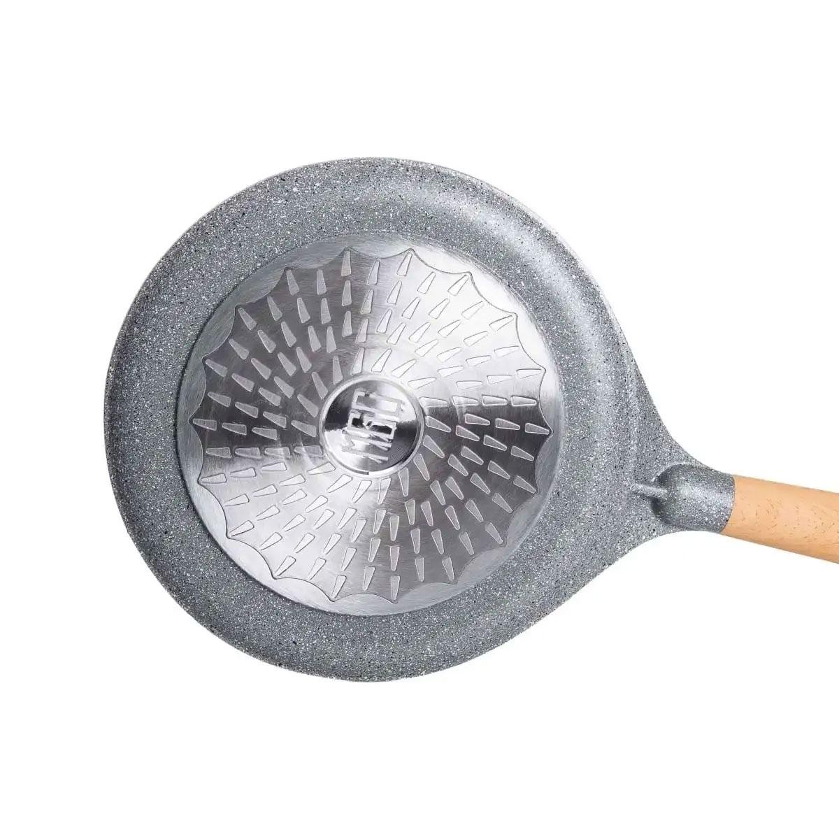 Млинна сковорідка MGC з мармуровим антипригарним покриттям алюмінієва ⌀26 см Сірий - фото 5 Млинна сковорідка MGC з мармуровим антипригарним покриттям алюмінієва ⌀26 см Сірий - фото 5