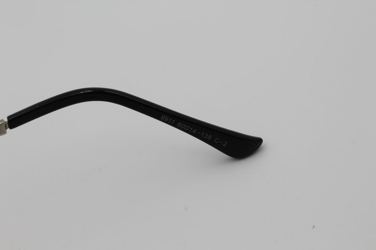 Солнцезащитные очки зеркальные поляризационные Jackfalali aviator Голубой 9111 с2 (2579322821) - фото 10