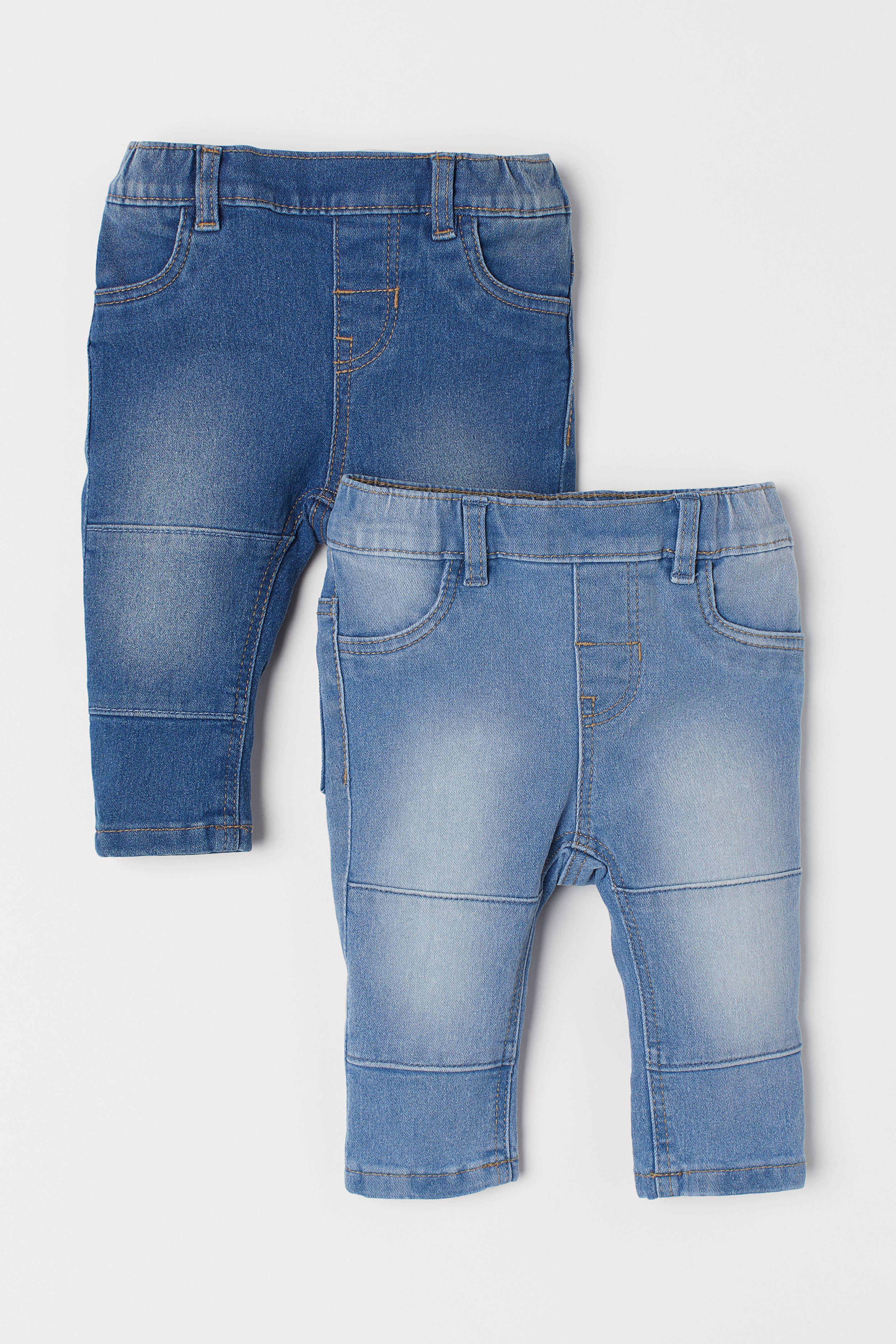 Джеггинсы H&M 74 см 2 шт. Синий (6934369) Джеггинсы H&M 74 см 2 шт. Синий (6934369)