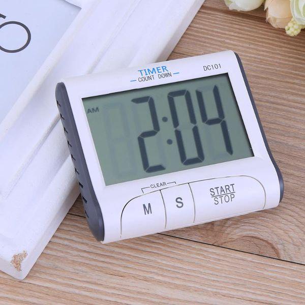 Часы таймер DC-101 для кухни с большим экраном магнитный крепеж электронный Часы таймер DC-101 для кухни с большим экраном магнитный крепеж электронный