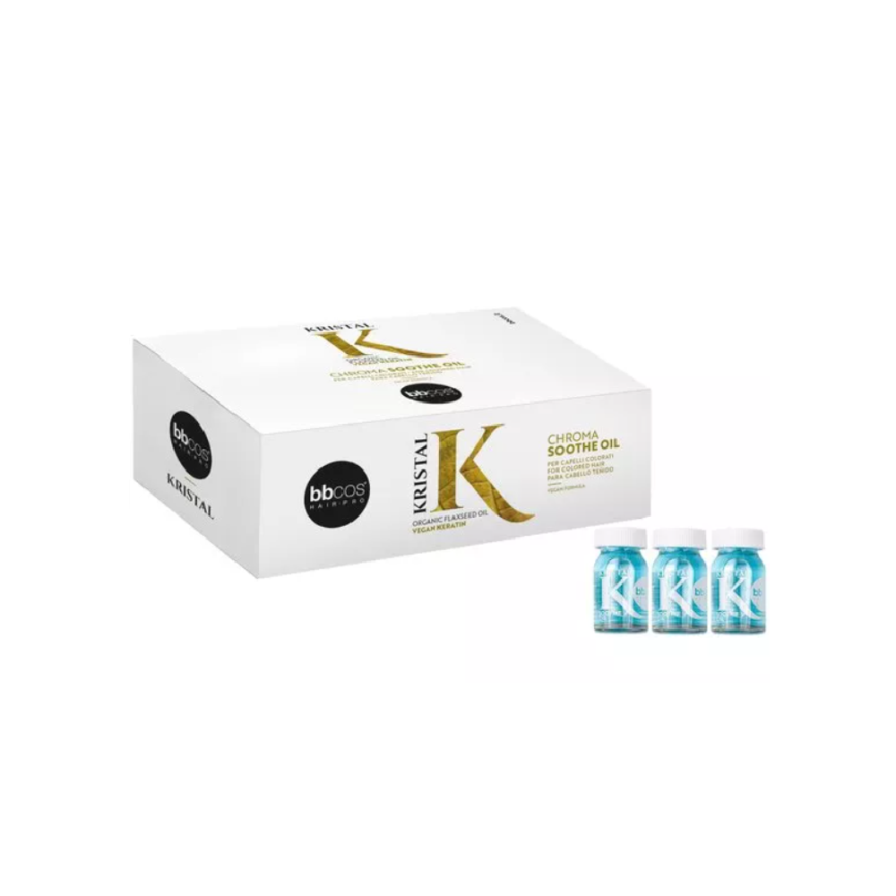 Лосьйон для фарбованого волосся BBcos Kristal Chroma Soothe Oil 12x10 мл