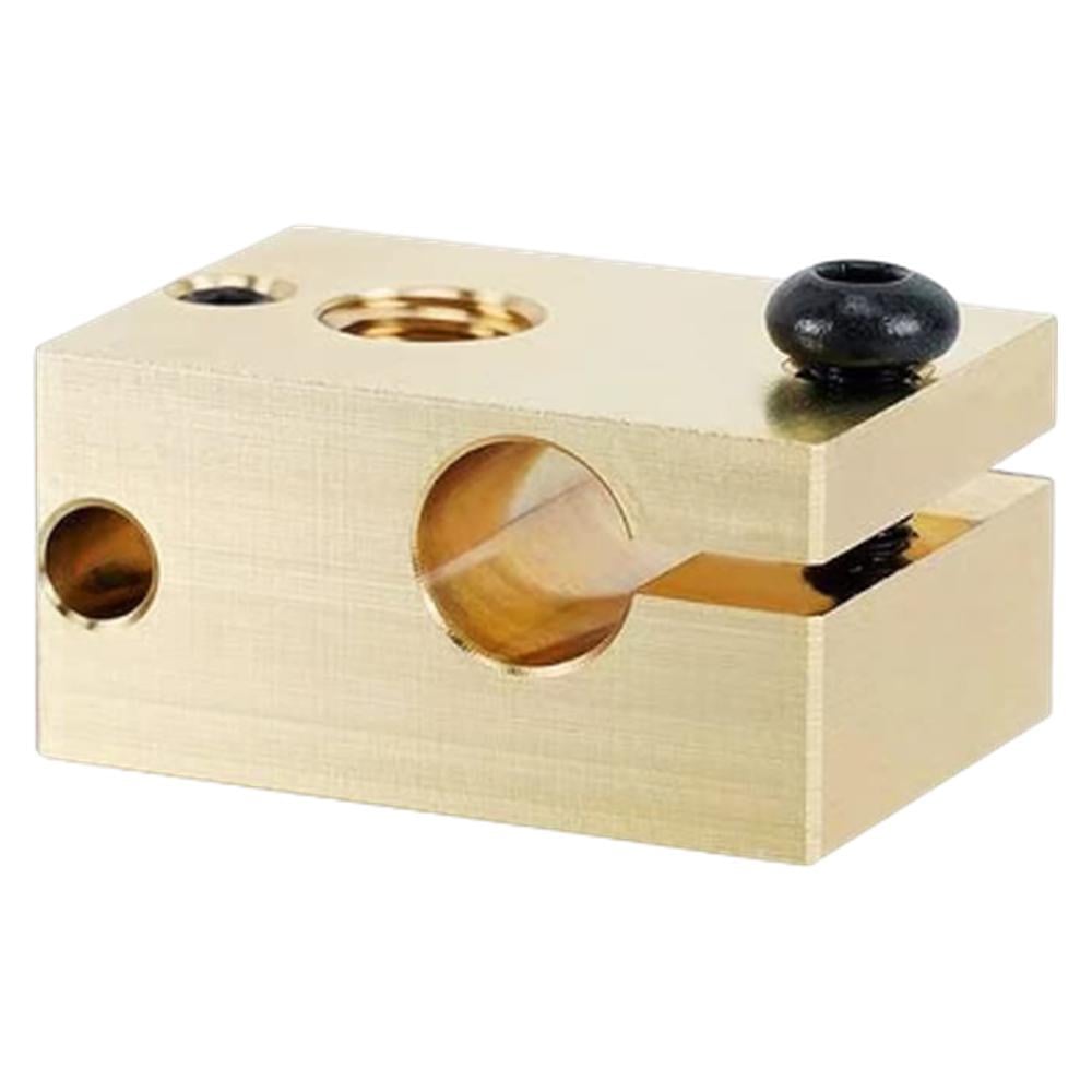 Хітблок E3D V6 PT100 латунь (UA3D525_Brass)