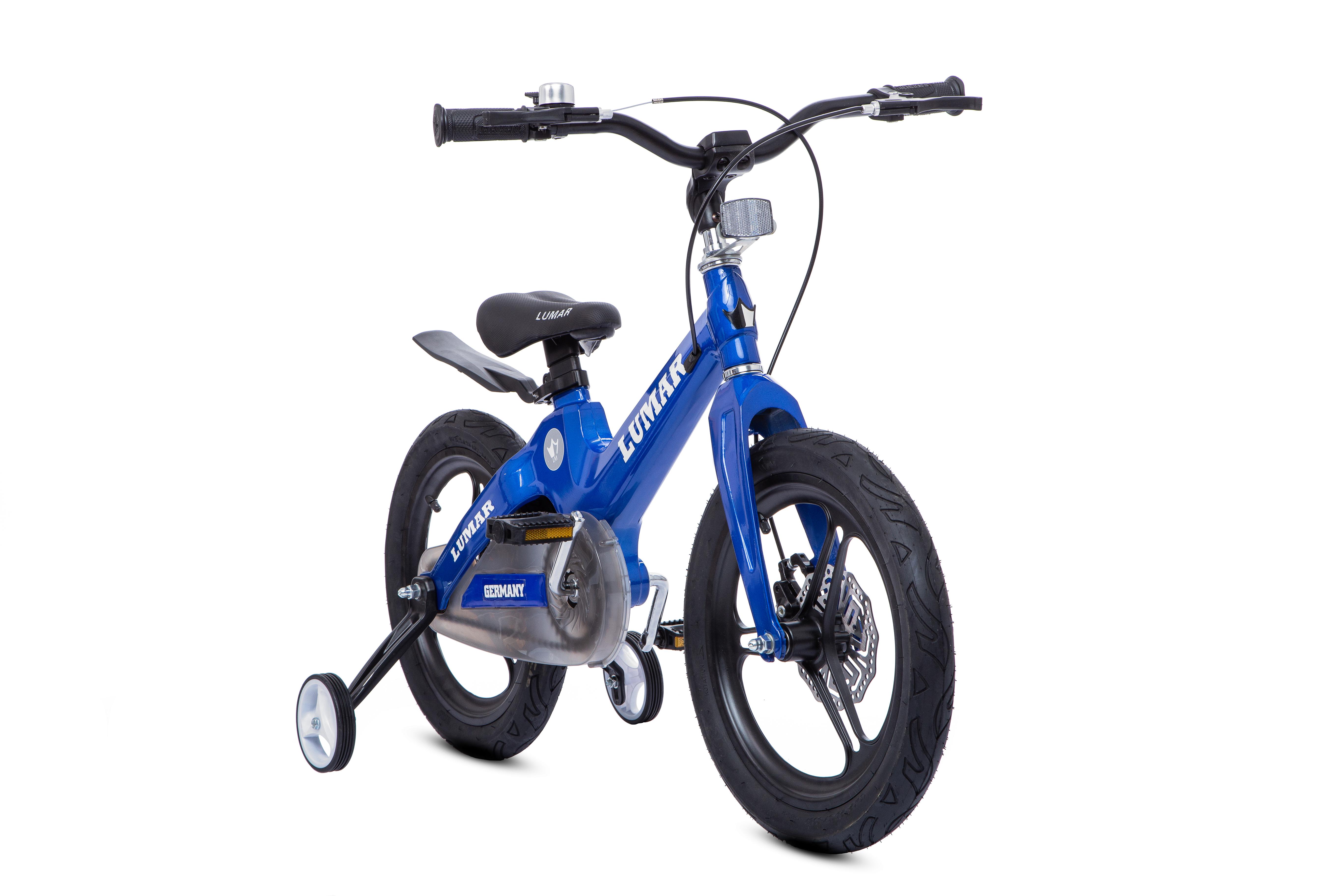 Магнієвий дитячий велосипед LUMAR 16'' Синій перламутр (1604) - фото 4