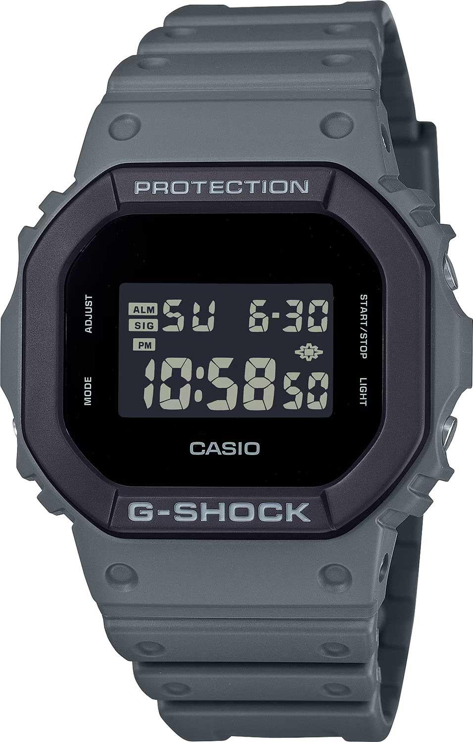 Часы мужские Casio DW-5610UU-8 секундомер черный циферблат