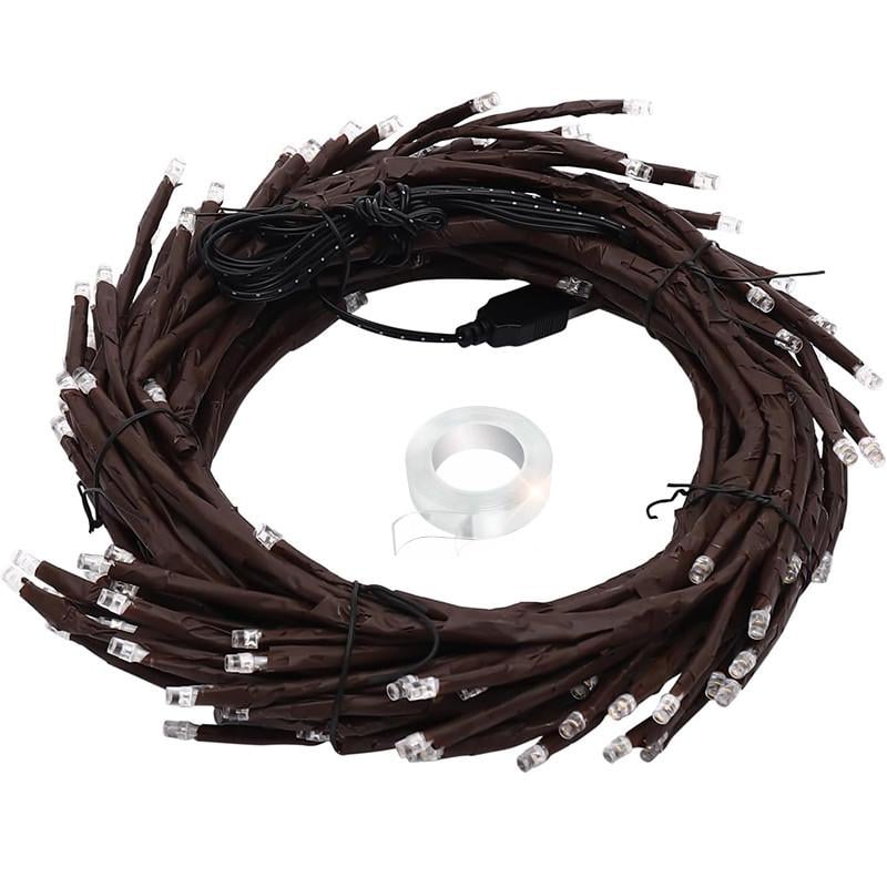 Гірлянда світлодіодна Lesko HS-0020 Гілка 72LED USB 2,3 м (24366387)