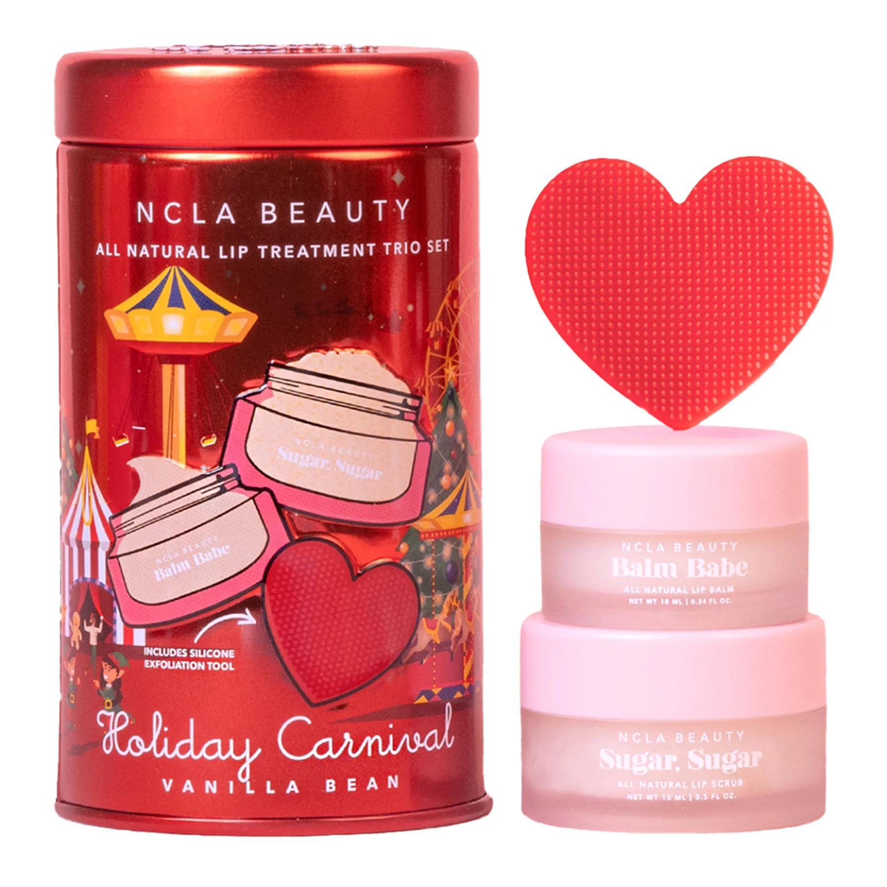 Подарочный набор по уходу за губами NCLA Beauty Holiday Carnival Lip Care Ваниль Set 10/15 мл