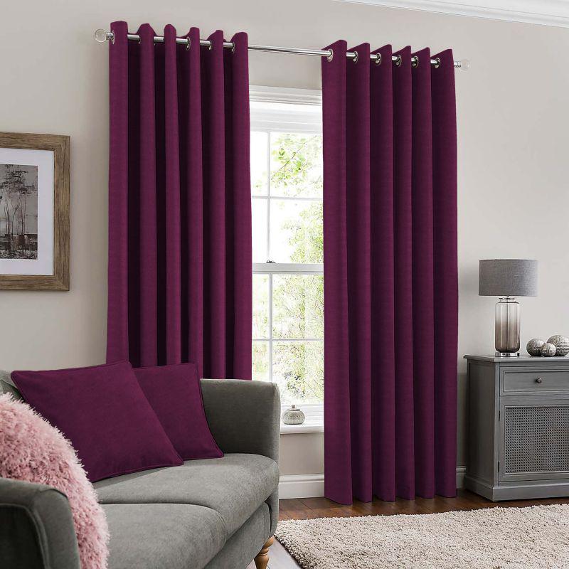 Тканина однотонна для штор Fonluk мікровелюр Марсала (Fonluk/25) - фото 2 Тканина однотонна для штор Fonluk мікровелюр Марсала (Fonluk/25) - фото 2