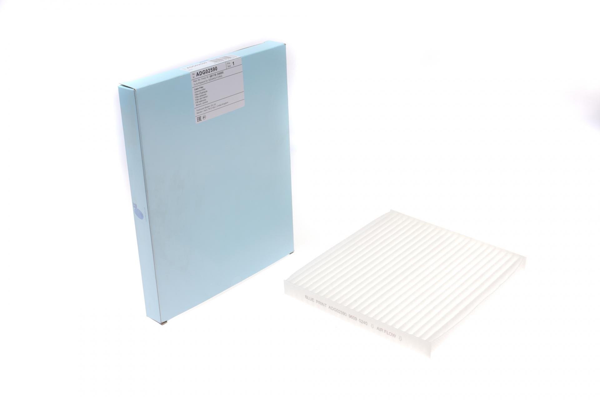 Фильтр салона BLUE PRINT для Ssangyong Korando 10- (ADG02590)