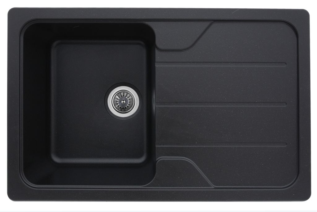 Мойка кухонная Platinum Verona 7850S Черный (353398) Мойка кухонная Platinum Verona 7850S Черный (353398)