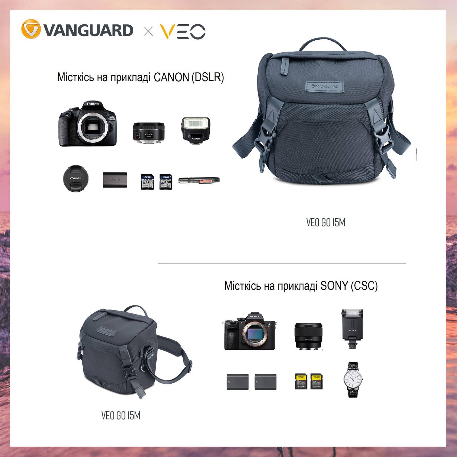 Сумка Vanguard VEO GO 15M Black (VEO GO 15M BK) - фото 6