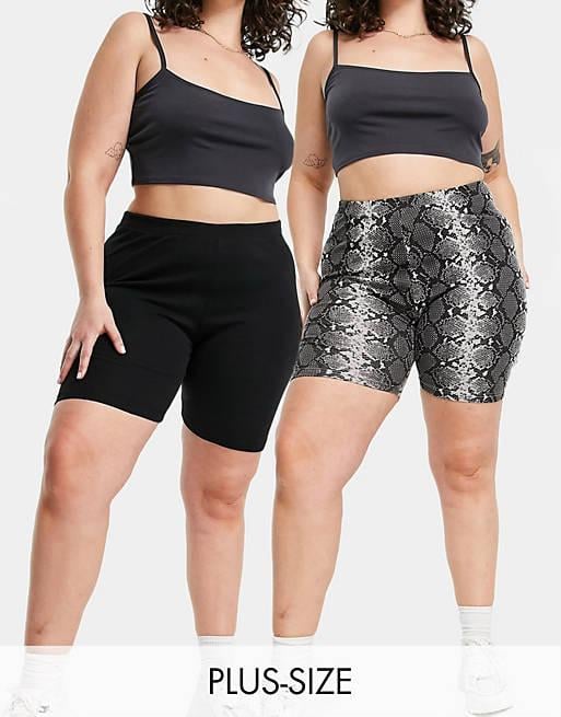 Набір шорт Missguided WXH9885539-1 34 Чорний/Хакі - фото 2 Набір шорт Missguided WXH9885539-1 34 Чорний/Хакі - фото 2