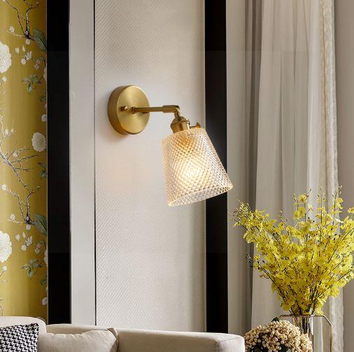 Бра Frosted 12х12 Gold/White