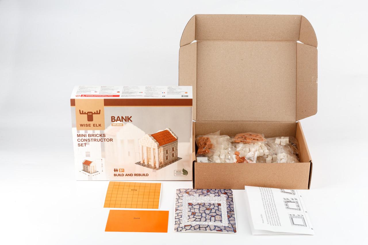 Конструктор керамічний із міні цеглинок Банк - фото 2 Конструктор керамічний із міні цеглинок Банк - фото 2