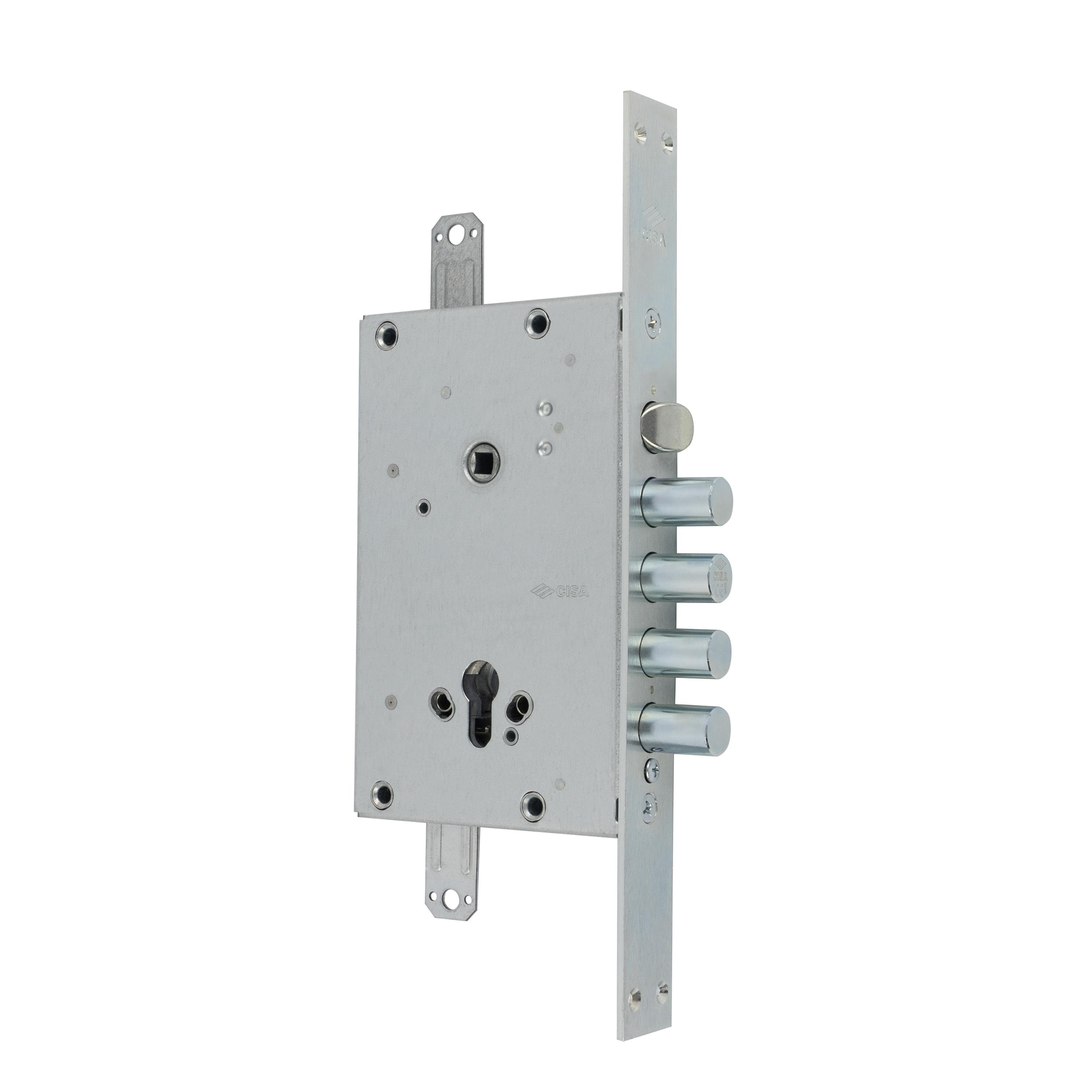 Механизм замка CISA 56535 Revolution Pro редукторный с блокировкой BS67 5x85 мм Хром матовый (32670)