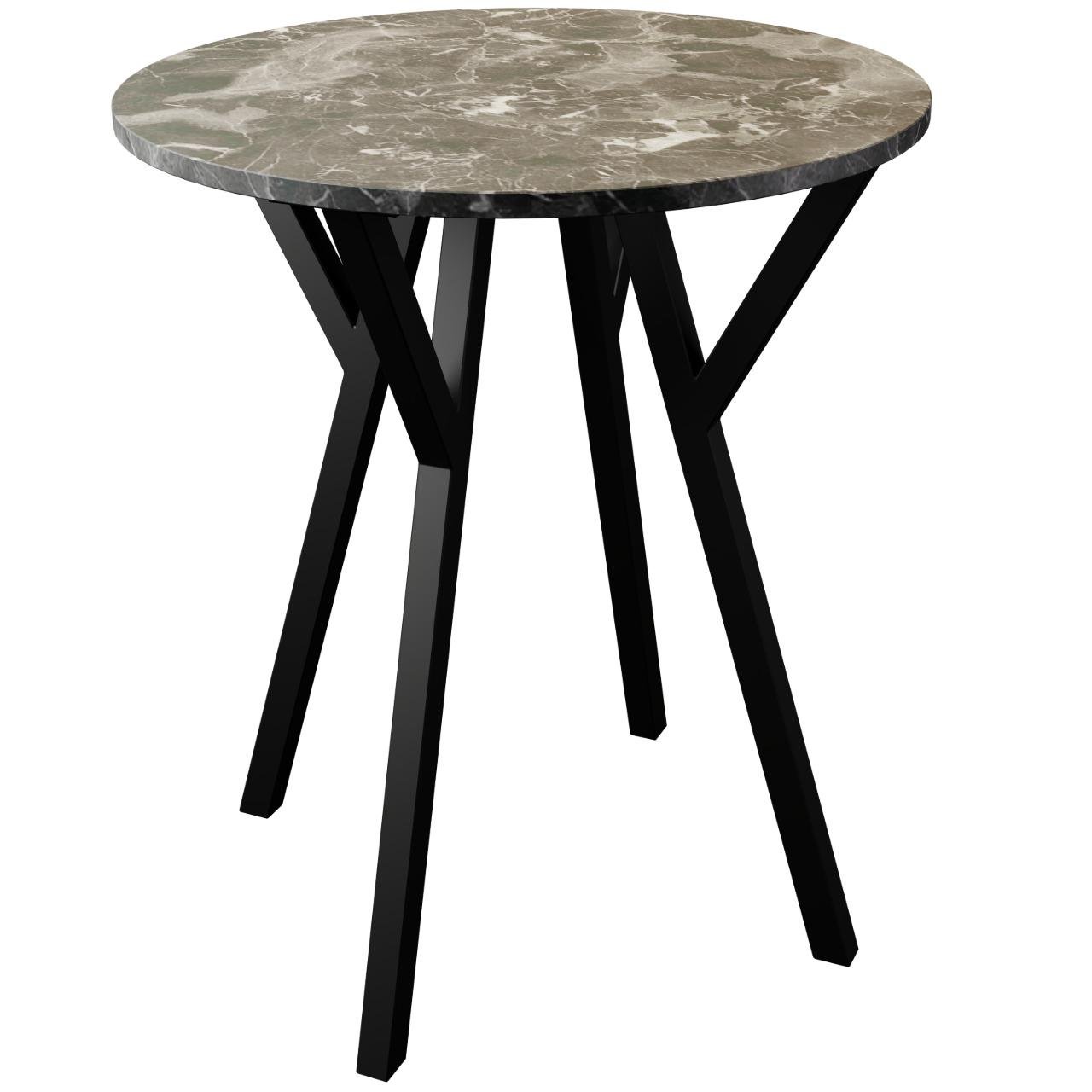 Стіл Zalizo Octopus 750х600 мм Петра Неро - фото 1 Стіл Zalizo Octopus 750х600 мм Петра Неро - фото 1