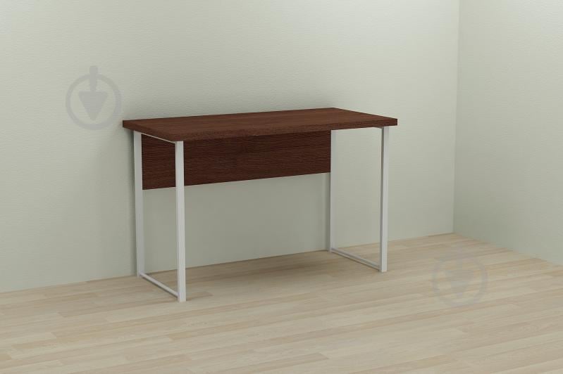 Компьютерный стол Ferrum-decor Курт 75x140x70 белый ДСП Венге 32мм