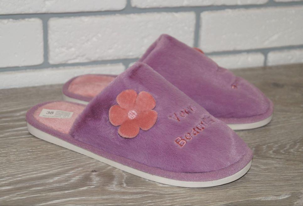 Тапочки кімнатні Alex р. 38/39 24,5 см Фіолетовий (30734-3839)