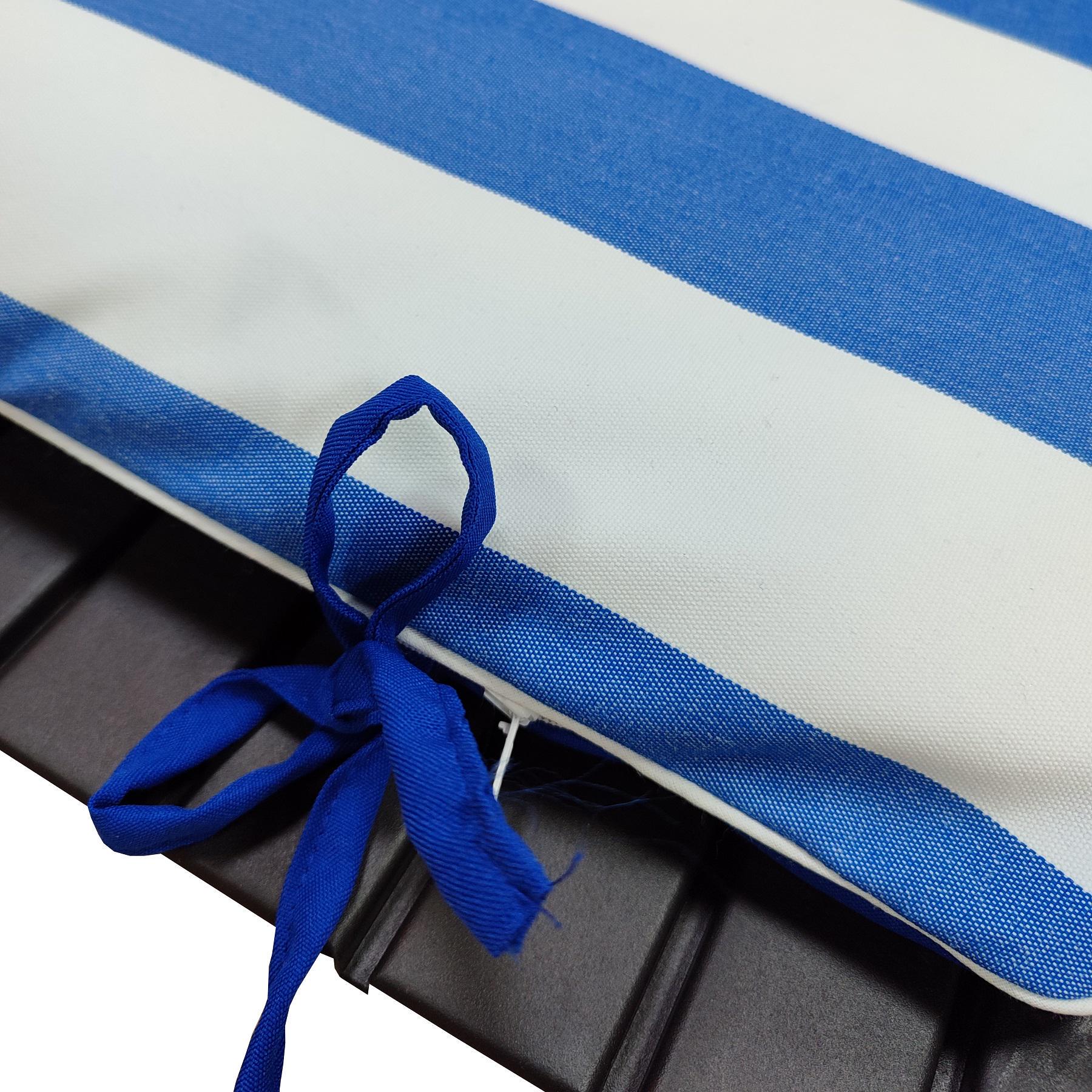 Матрас для шезлонга Ost-Fran UNI тексилк 1006 188x58x5 см Бело-синие полосы (3602) - фото 3 Матрас для шезлонга Ost-Fran UNI тексилк 1006 188x58x5 см Бело-синие полосы (3602) - фото 3