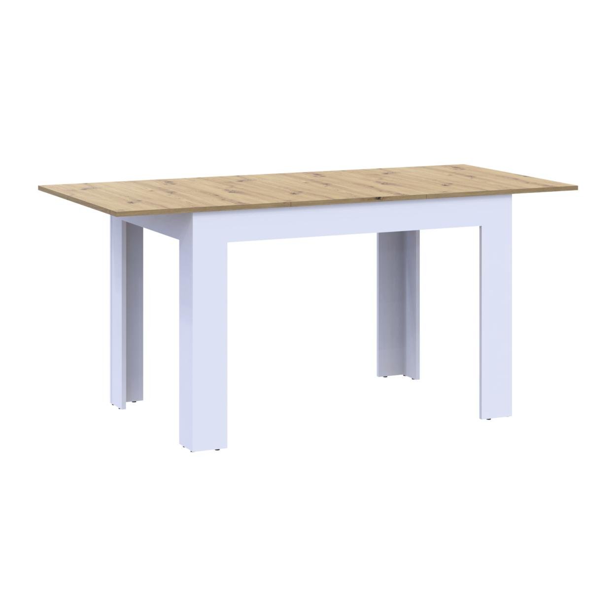 Стол в кухню Doros Флинт 120х80х78 см Белый/Дуб артизан (DRS-011442) - фото 5