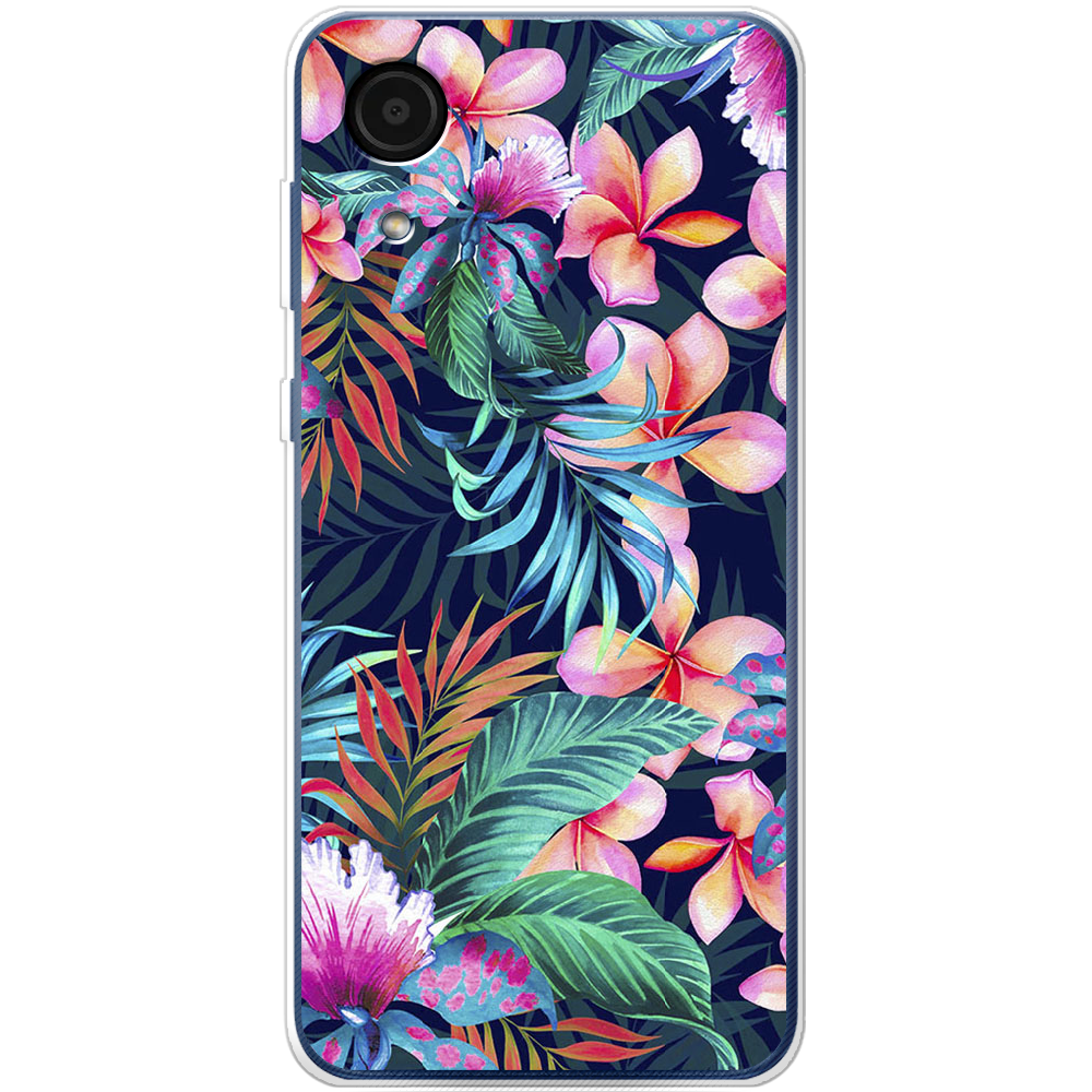 Чехол BoxFace Samsung Galaxy A03 Core (A032) flowers in the tropics Прозрачный силикон (43939-up1971-43939) Чехол BoxFace Samsung Galaxy A03 Core (A032) flowers in the tropics Прозрачный силикон (43939-up1971-43939)