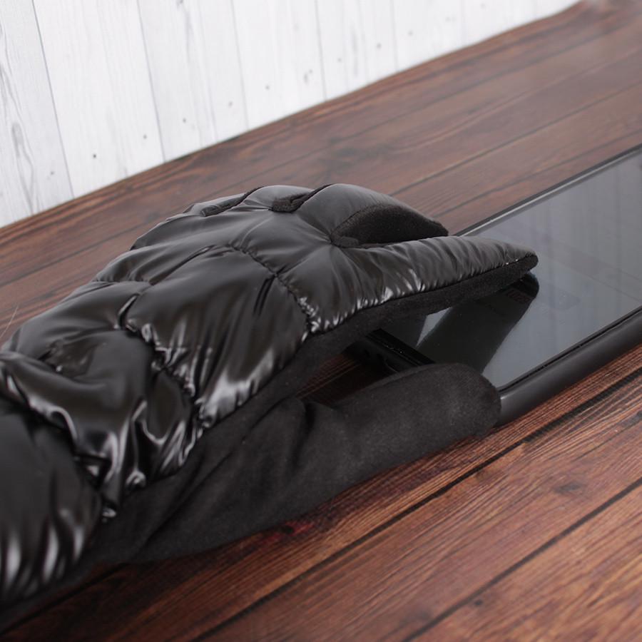 Рукавички жіночі текстильні D24097-1T демісезонні сенсорні S/6,5"/17 см Чорний (2394256013) - фото 7 Рукавички жіночі текстильні D24097-1T демісезонні сенсорні S/6,5"/17 см Чорний (2394256013) - фото 7