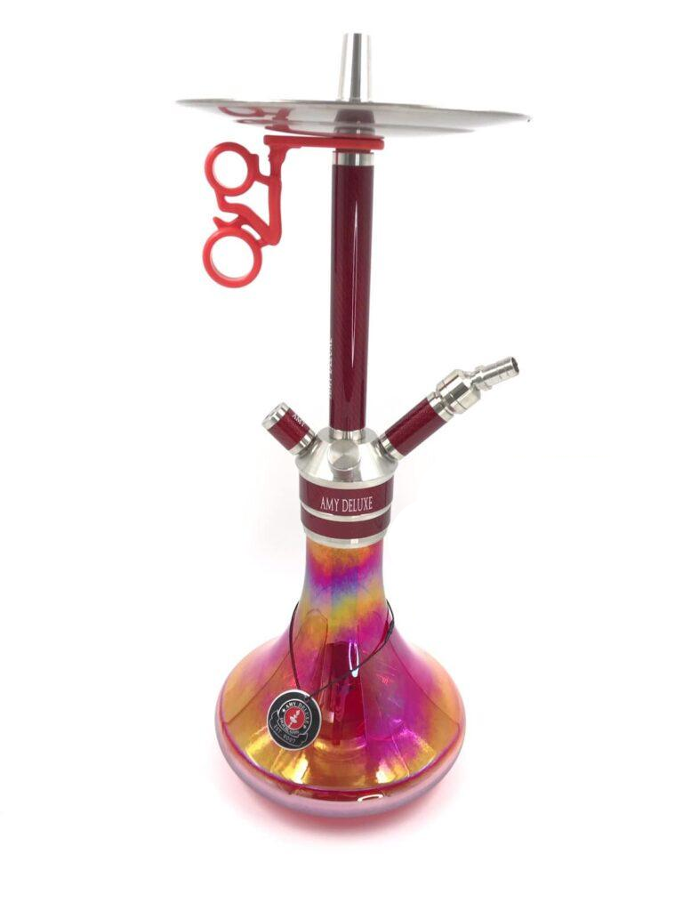 Кальян Amy SS 21.02R Carbonica Force шахта/каллеонская колба Red
