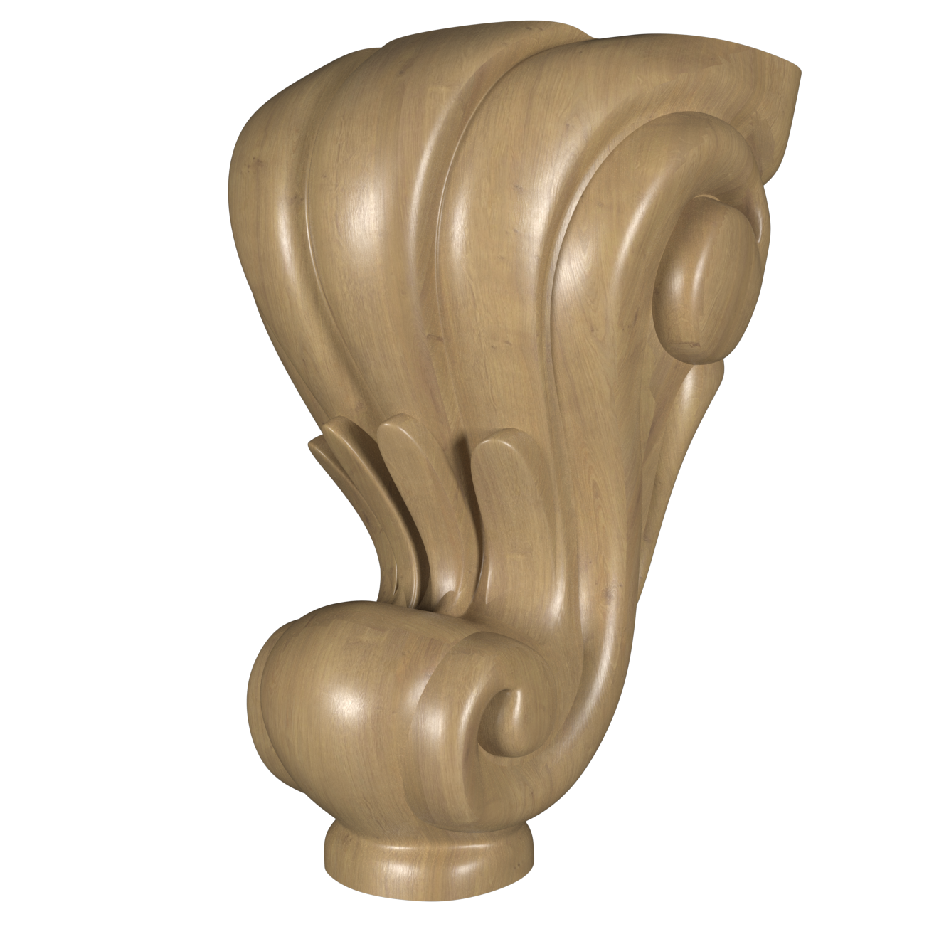 Ножка для мебели деревянная N100-51 с резьбой Дуб Ясень (25590888)