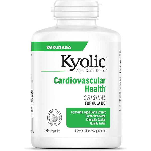 Комплекс для профилактики давления и кровообращения Kyolic Aged Garlic Extract Cardiovascular Health Original Formula 100 300 капс. (000020942)