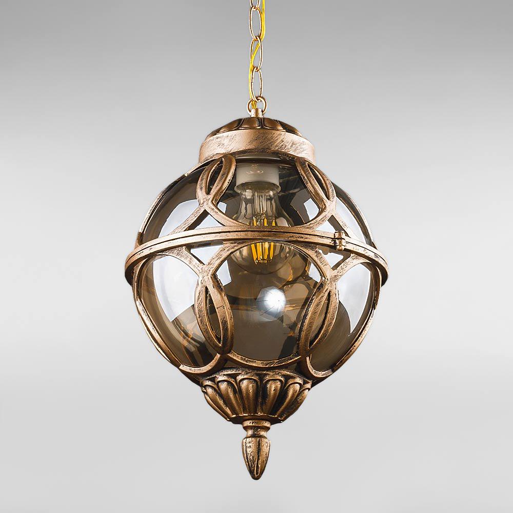 Світильник вуличний підвісний Light House DL-18821/1P Бронзовий/Шампань - фото 2