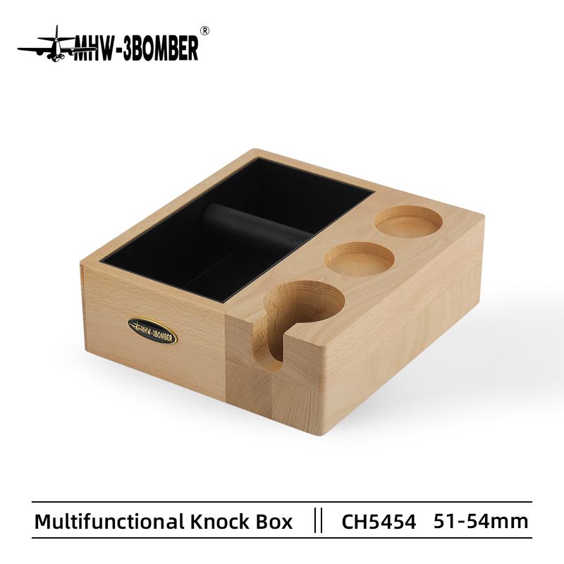 Універсальна станція MHW-3BOMBER для темперування кави з нокбоксом дерев'яна 51-54 мм Бук (CH5454) - фото 6 Універсальна станція MHW-3BOMBER для темперування кави з нокбоксом дерев'яна 51-54 мм Бук (CH5454) - фото 6