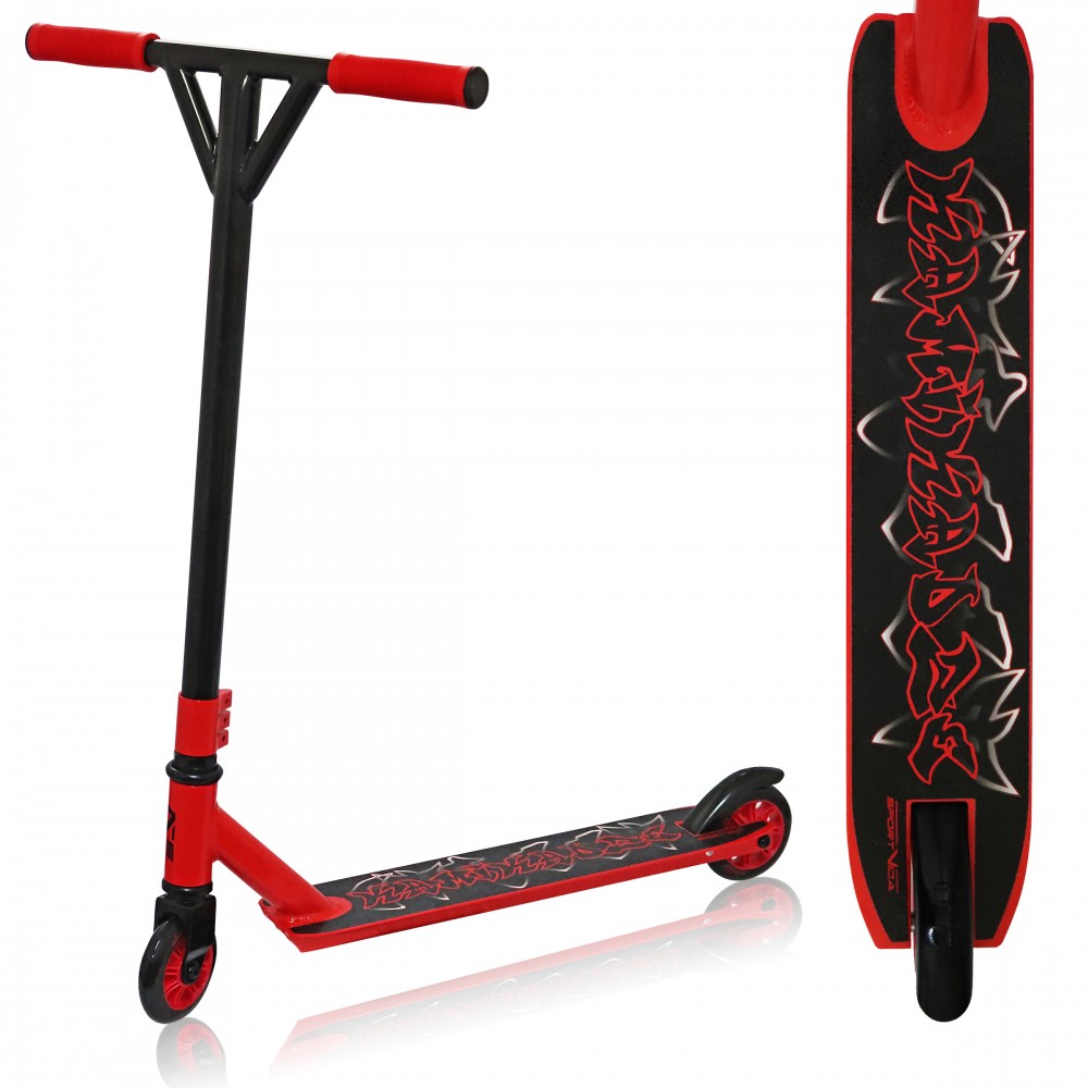 Самокат трюковий SportVida Stunt Neo Black/Red (SV-WO0021) - фото 2