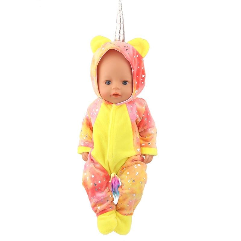 Одежда для куклы Baby Born комбинезон Единорог 40-43 см Yellow (8565 ) Одежда для куклы Baby Born комбинезон Единорог 40-43 см Yellow (8565 )