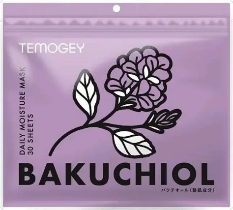 Маска для лица SPC Temogey Bakuchiol Mask тканевая для интенсивного ухода с бакучиолом 30 шт.