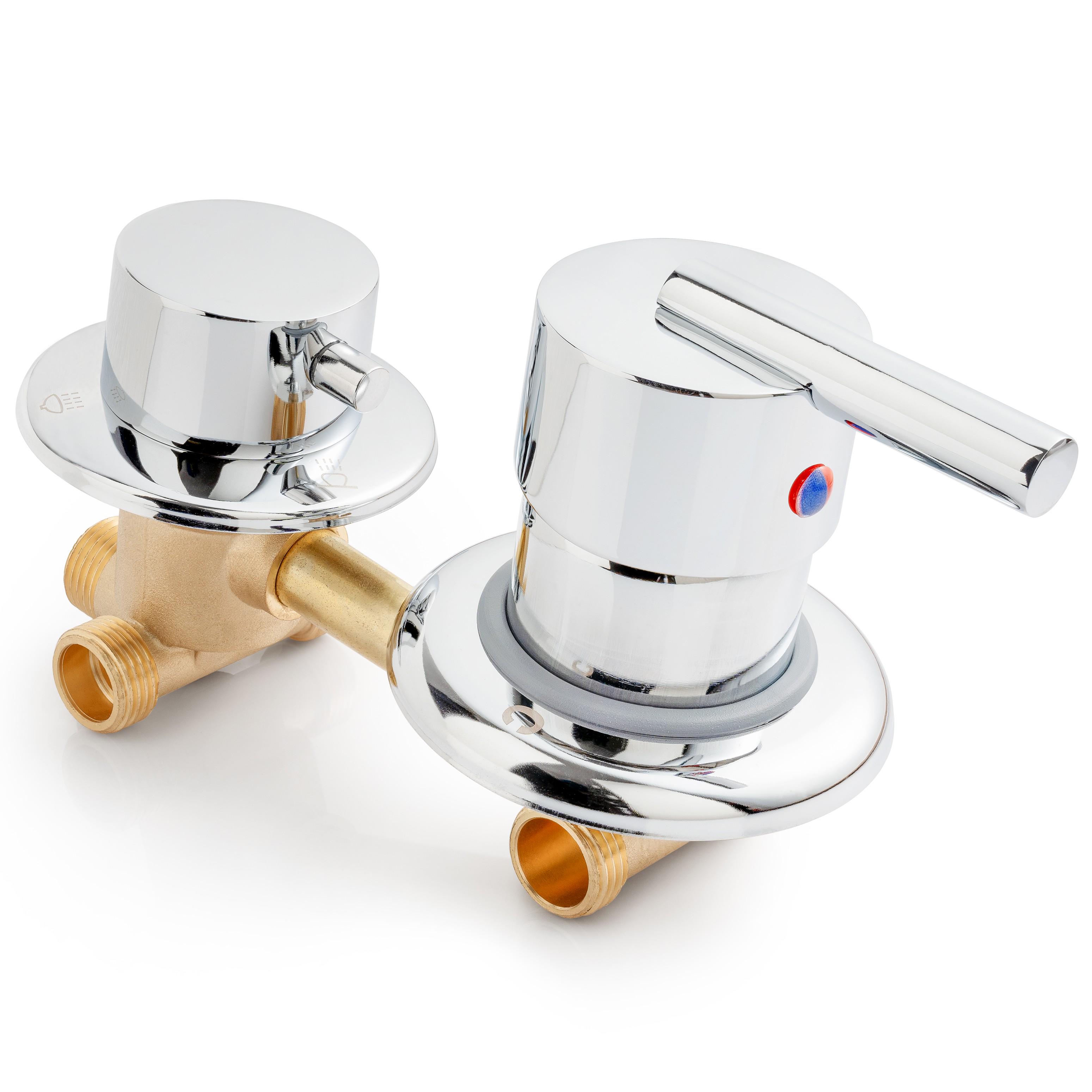 Смеситель для душевой кабины на 3 положения с подключением 1/2 (31403280)