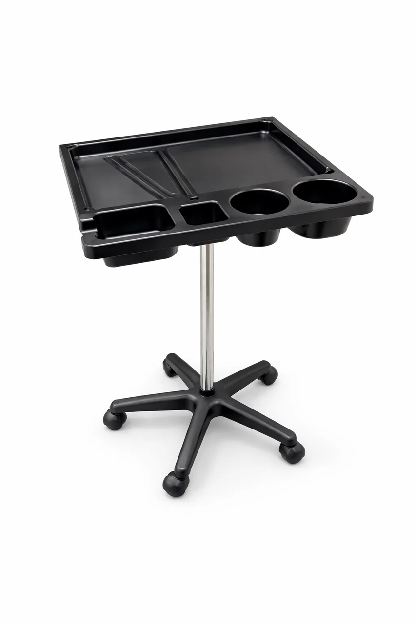 Колор-бар для парикмахера на стойке с двумя расческами Черный (31308691)