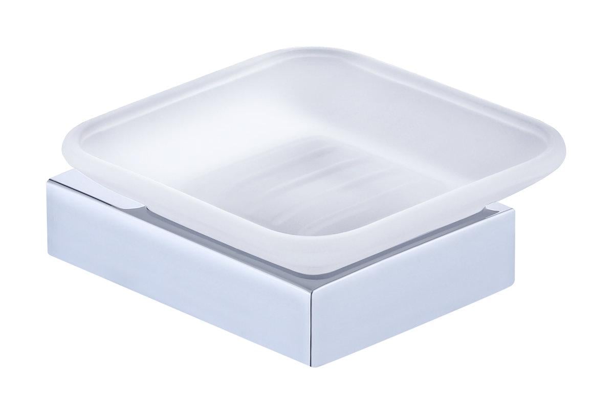 Мыльница настенная VENTA V120C матовое стекло Хром (SW-83623)