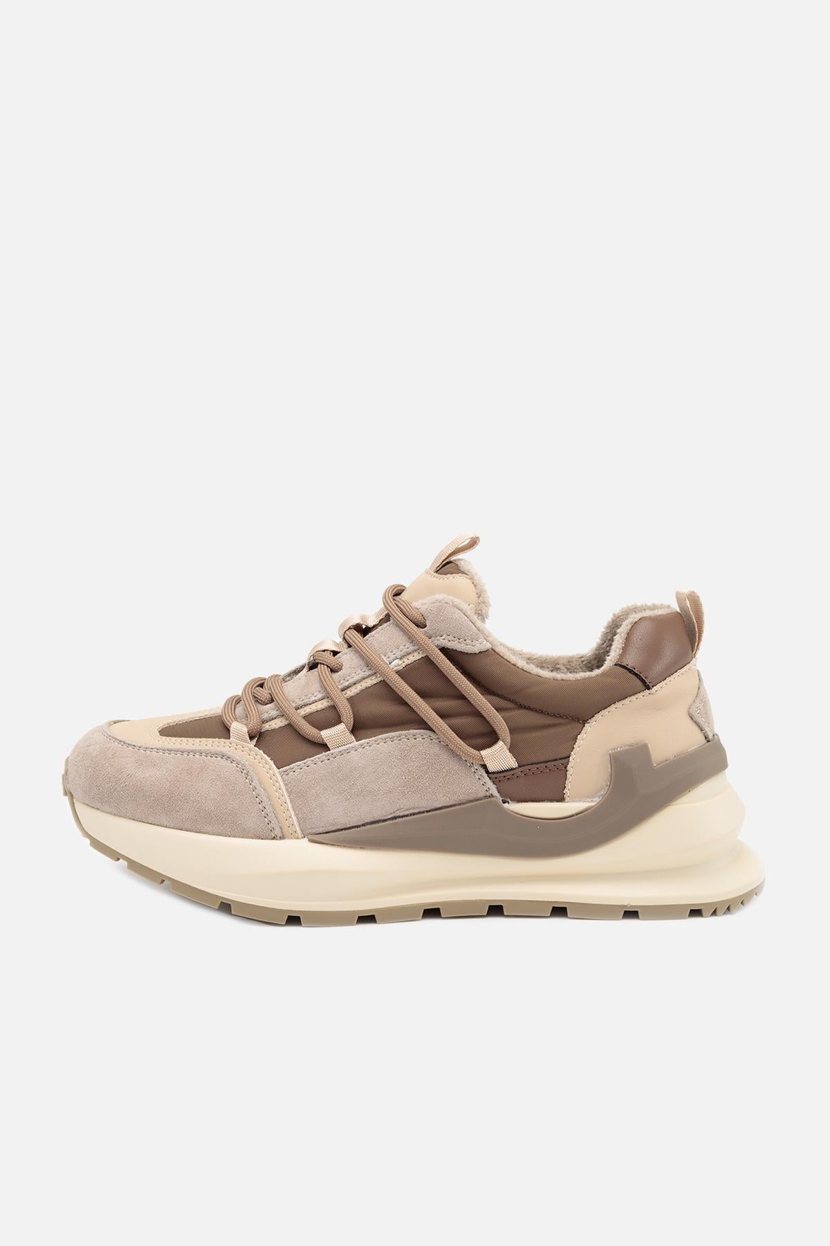 Кроссовки женские р. 36 Бежевый (SKT000995722)