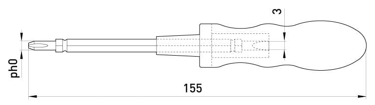 Викрутка-індикатор E.NEXT e.tool.test07 4,5x190 мм прямий/хрестова PH1 100-500V AC (t001107) - фото 5 Викрутка-індикатор E.NEXT e.tool.test07 4,5x190 мм прямий/хрестова PH1 100-500V AC (t001107) - фото 5