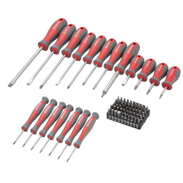 Набір викруток Intertool VT-3370 з комплектом насадок 70 пр. (130025)