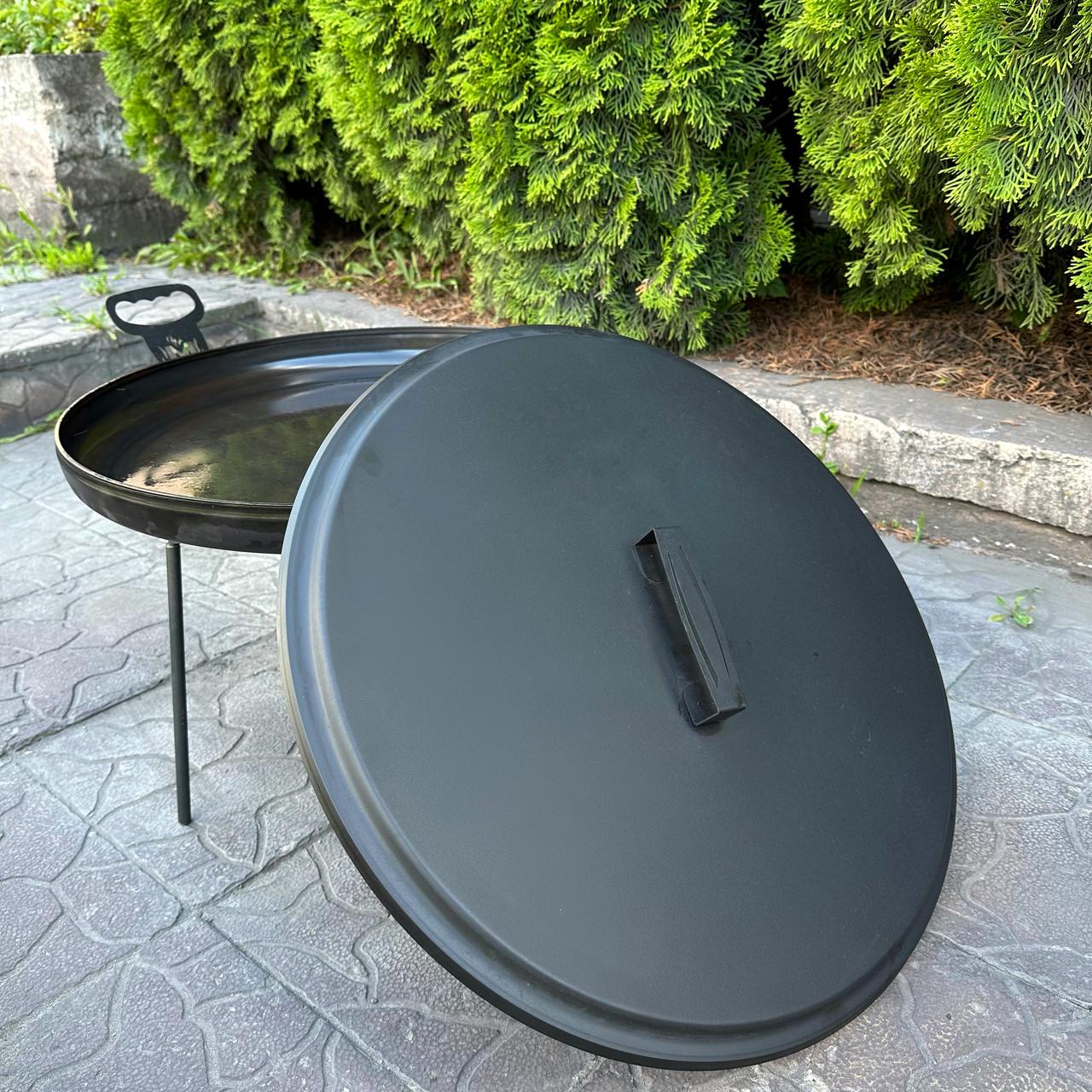 Кришка Metalzavod для сковороди Фрея 40 см 41,5х41,5х4 см (KRSHK-SDR40) - фото 4 Кришка Metalzavod для сковороди Фрея 40 см 41,5х41,5х4 см (KRSHK-SDR40) - фото 4